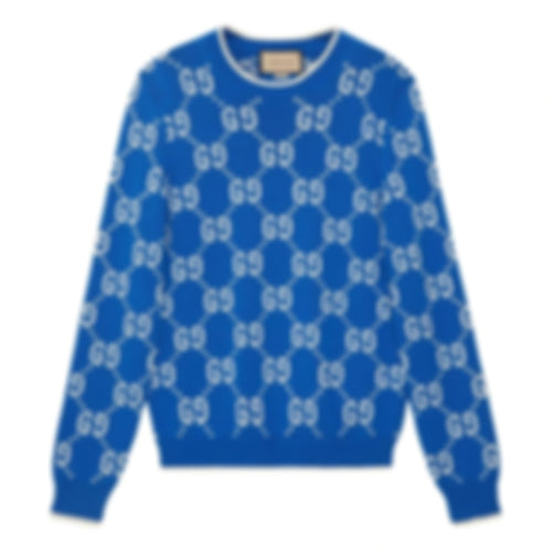 GG Monogram Knit Crewneck Sweater