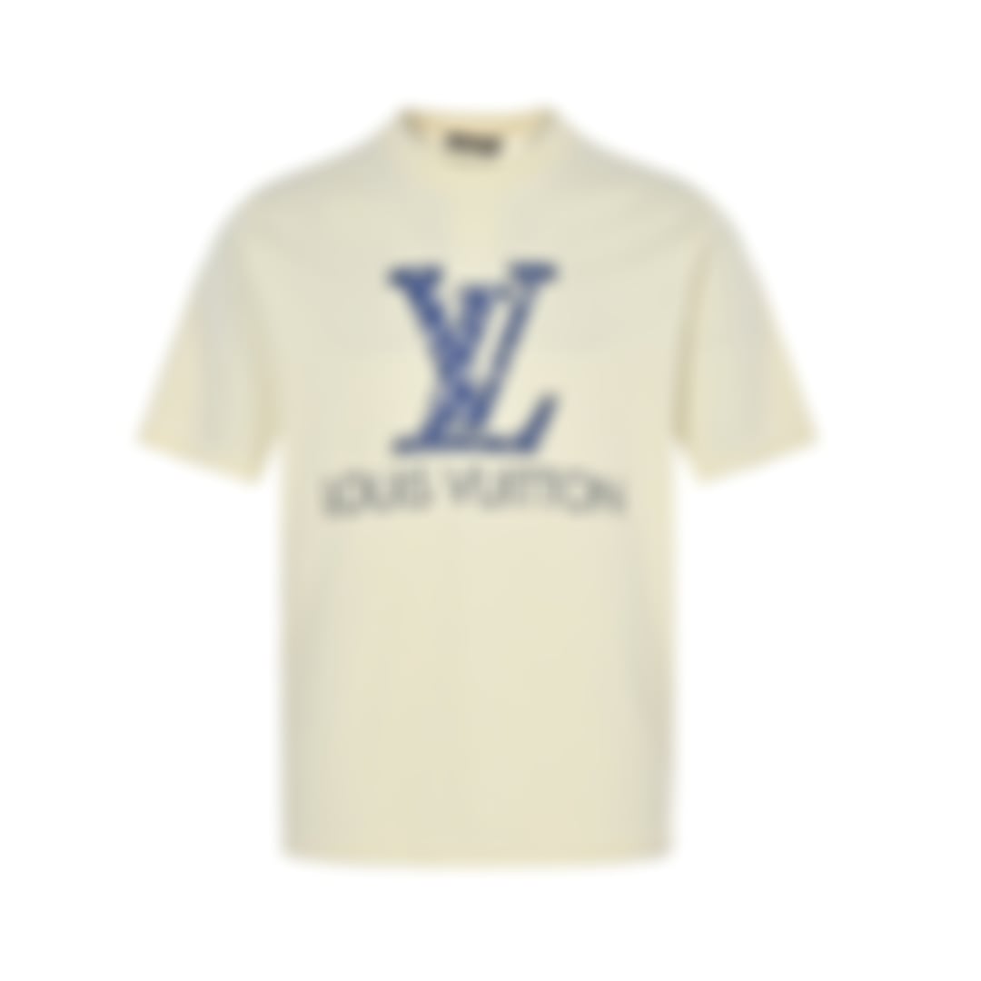 Monogram LV Logo T-Shirt | Cream