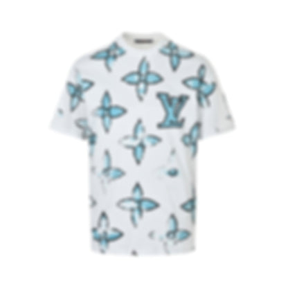 Bleached Monogram Floral T-Shirt