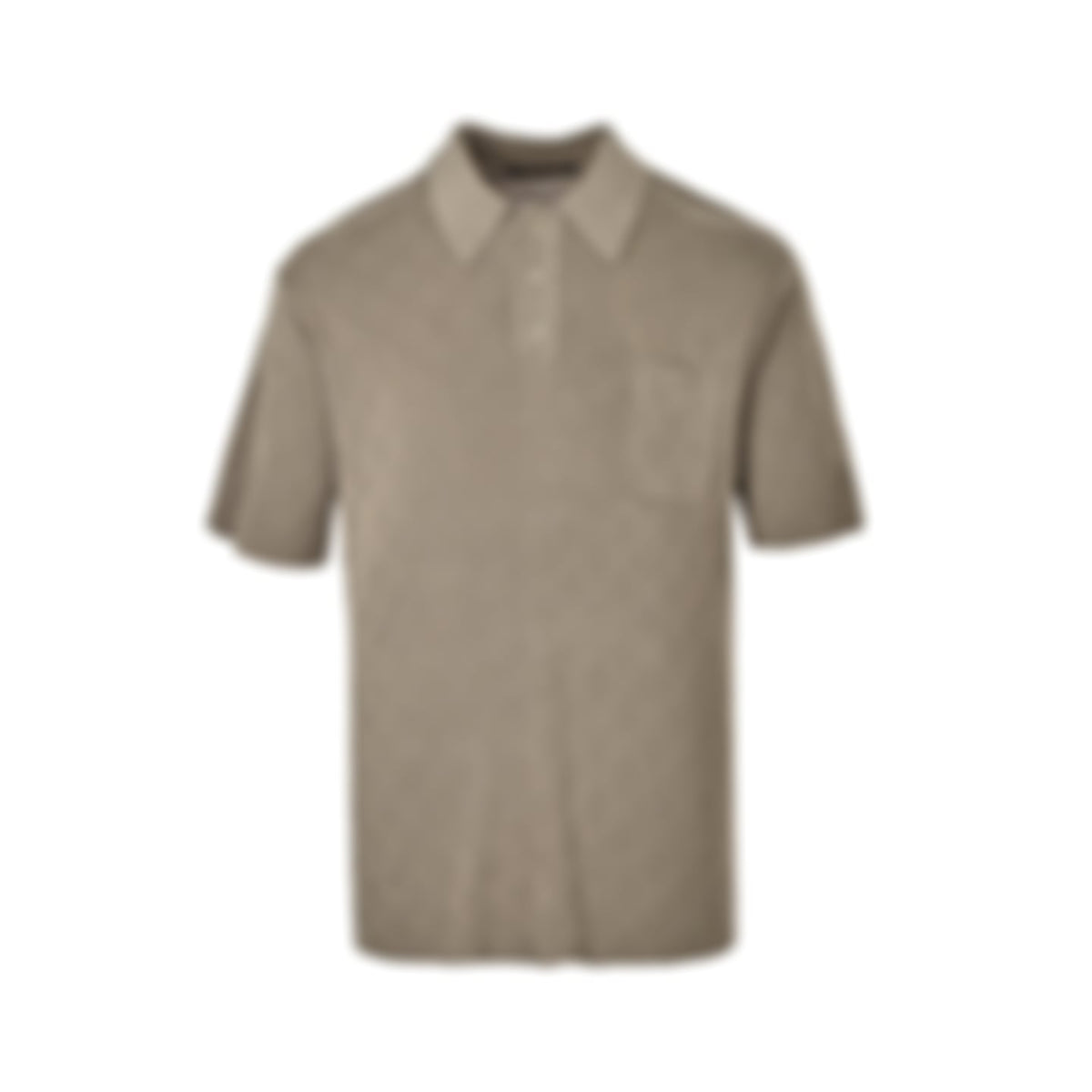 Pointelle Monogram Knit Polo | Taupe