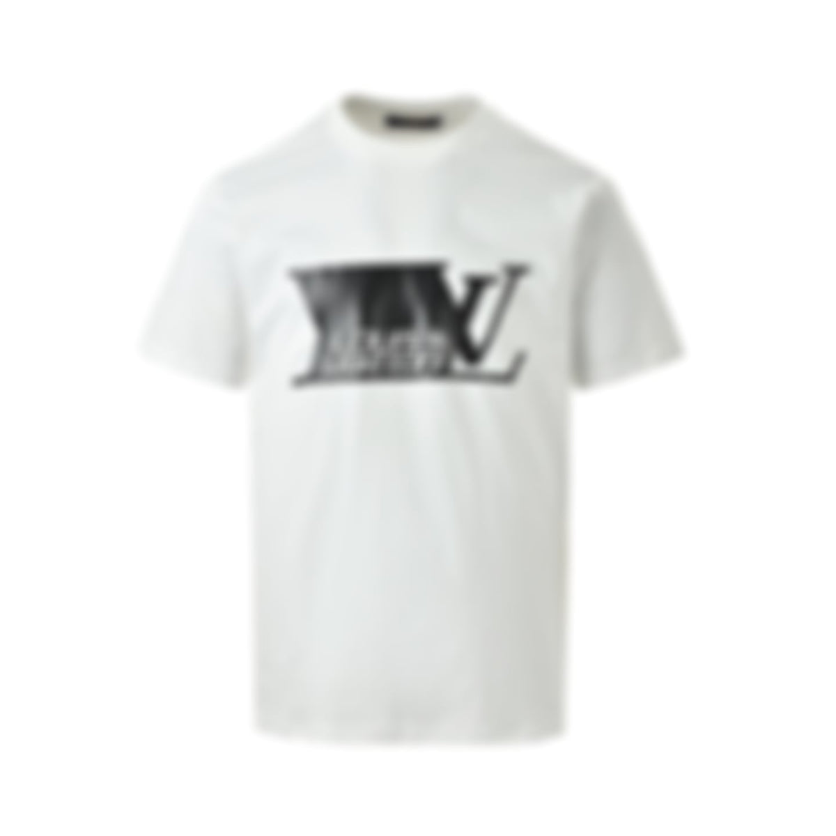 Carbon Fiber LV Logo T-Shirt - White