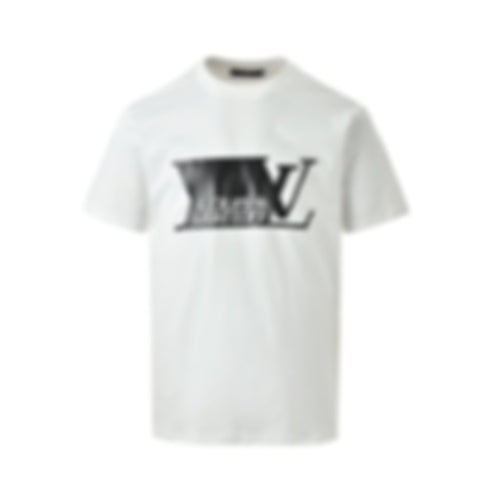 Carbon Fiber LV Logo T-Shirt - White