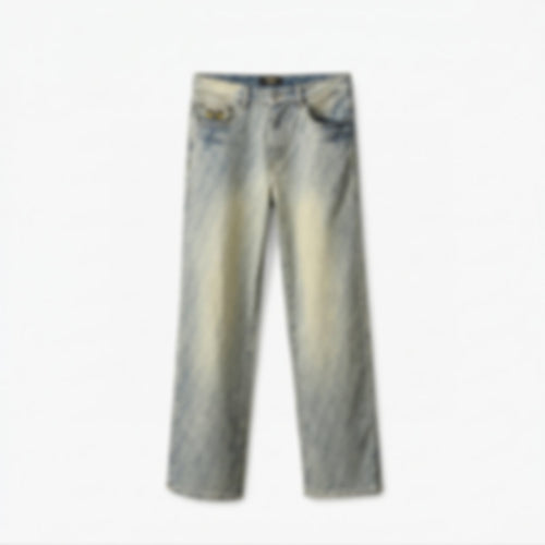 Zucca Monogram Jeans | Vintage Light Wash