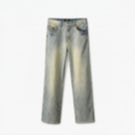 Zucca Monogram Jeans | Vintage Light Wash
