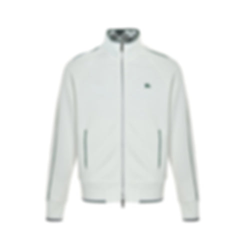 Equestrian Knight Embroidered Track Jacket - White/Green