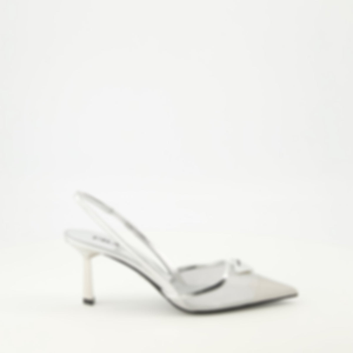 Silver Mesh Heels