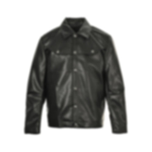Hearts Leather Western Shirt-Jacket