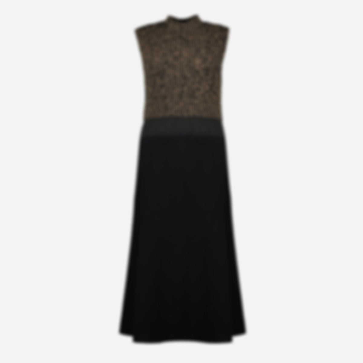 Long Black Wool Dress