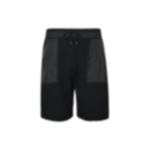 Monogram Panel Athletic Shorts | Black