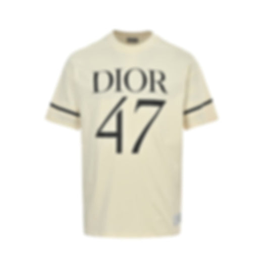 47 Varsity Stripe T-Shirt - Cream