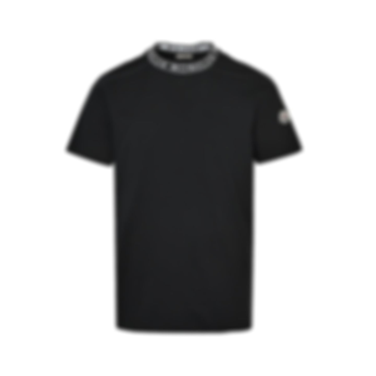 Logo Collar T-Shirt | Black