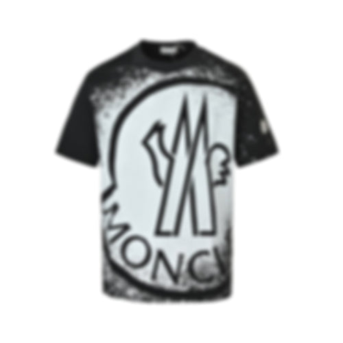 Distressed Splatter Logo T-Shirt | Black