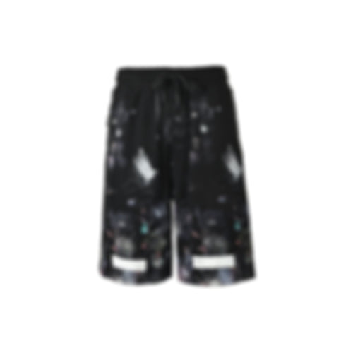 "Seeing Things" Galaxy Sweat Shorts | Black
