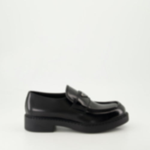 Chocolate Leather Loafers