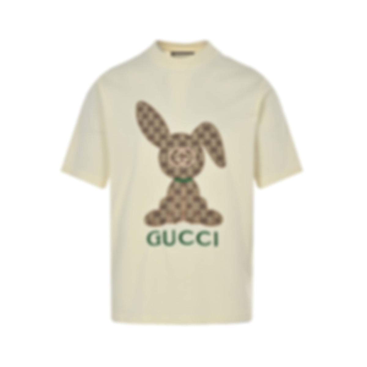 Monogram Rabbit T-Shirt - Cream
