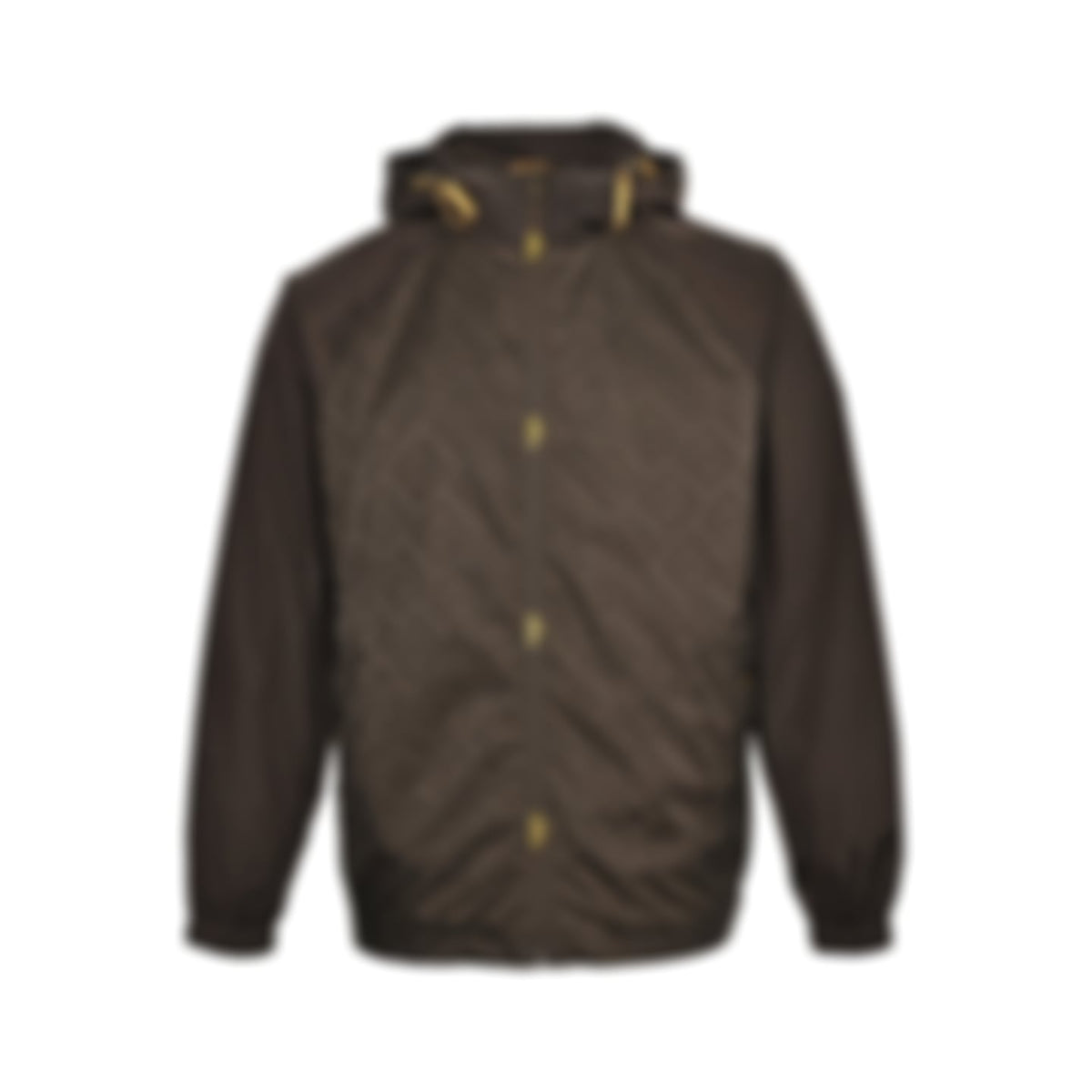 Monogram Windbreaker | Dark Brown & Black