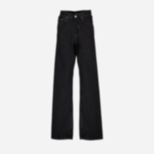 V-Waist Long Baggy Jeans
