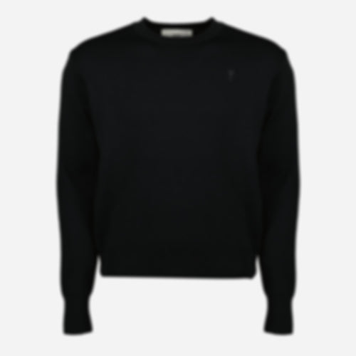 AMI Black Heart Sweater