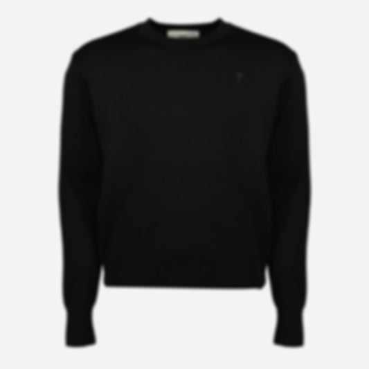 AMI Black Heart Sweater