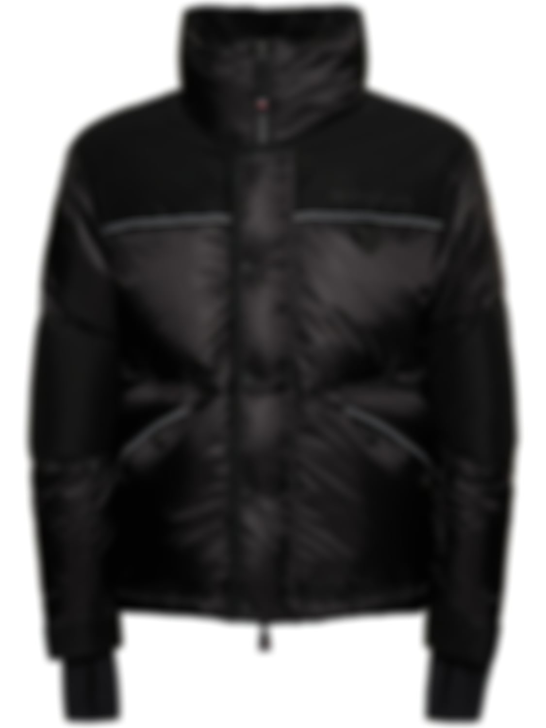Ripstop Tech Piping Puffer | Black