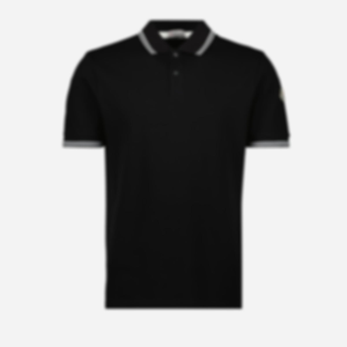 Polo with Striped Borders