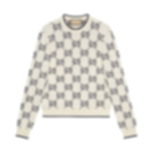 Cotton Wool Picot Trim Sweater