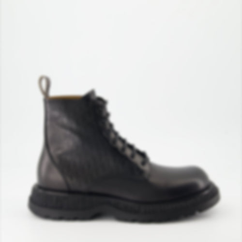Buffalo Lace-Up Ankle Boots