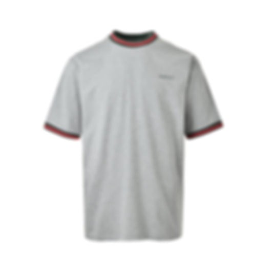 Web Trim Logo T-Shirt | Heather Grey