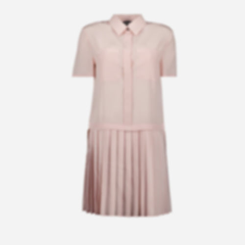 Silk Shirt Dress