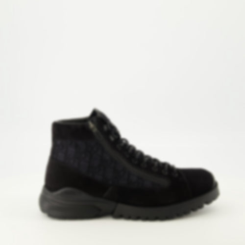 Oblique Ankle Boots