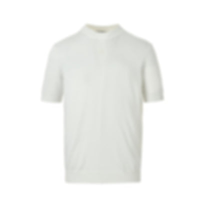 Classic Mock Neck Knit T-Shirt