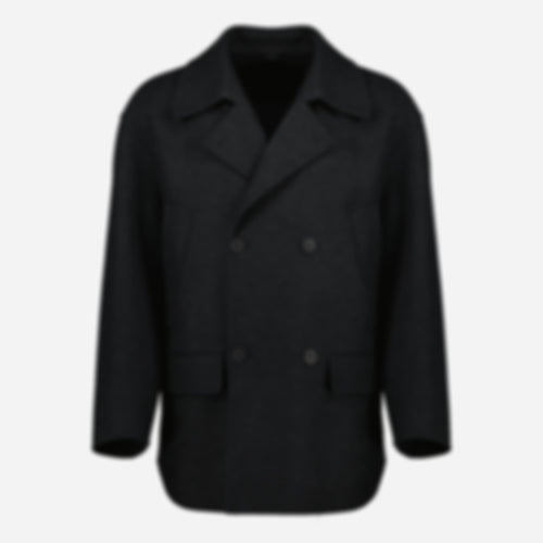 Grey Wool Coat