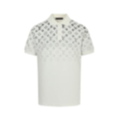 Gradient Monogram Cotton Polo