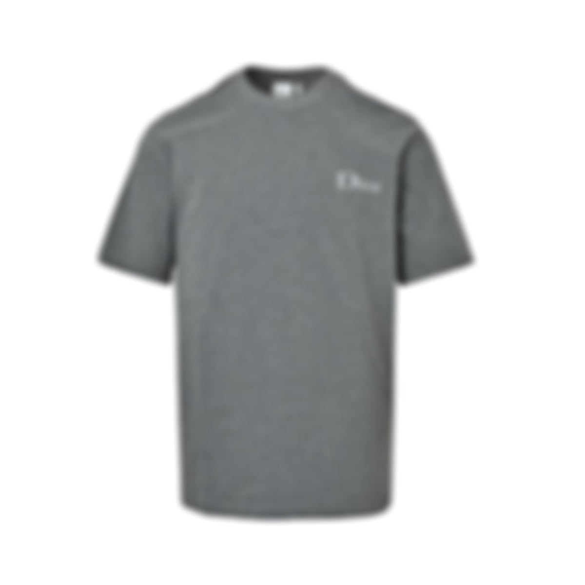 Embroidered Logo T-Shirt | Grey Melange