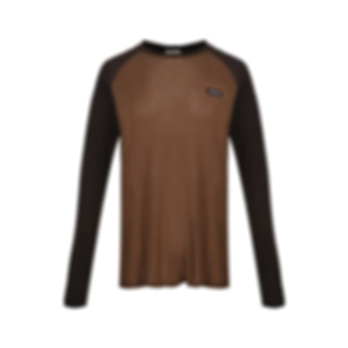 Contrast Raglan Long Sleeve | Brown