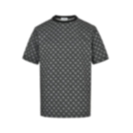 4G Checkerboard Knit T-Shirt