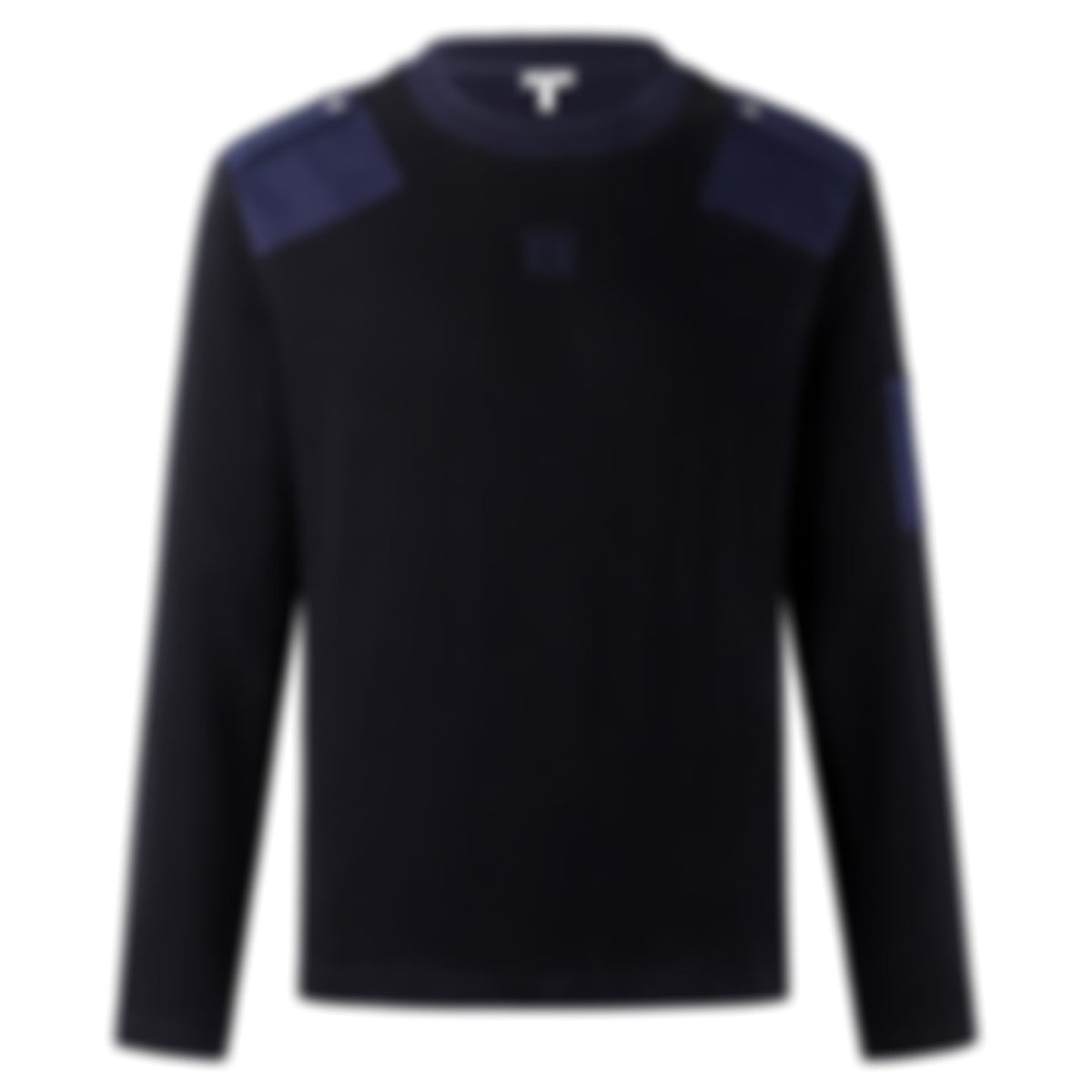 Contrast Panel Utility Sweater