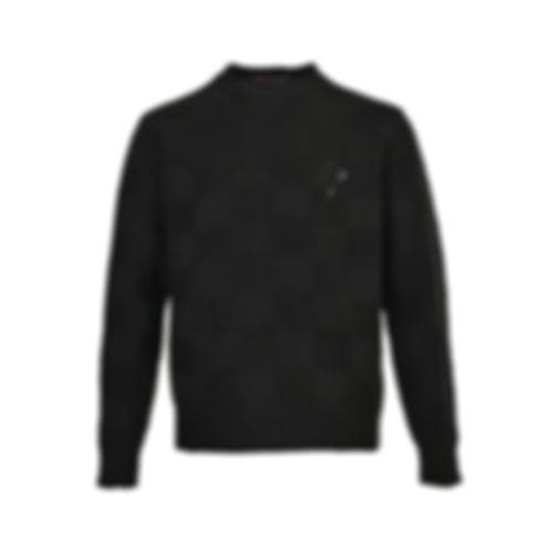 Damier Textured Sweater