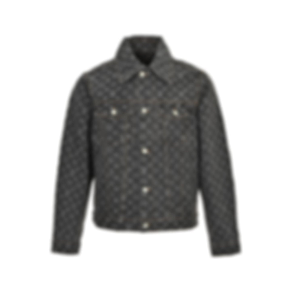 Monogram Denim Jacket | Washed Black