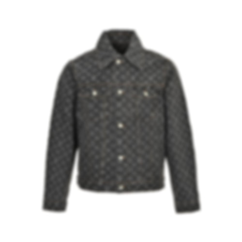Monogram Denim Jacket | Washed Black