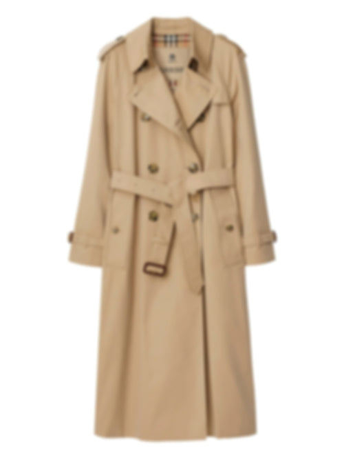 Heritage Double-Breasted Trench Coat - Beige