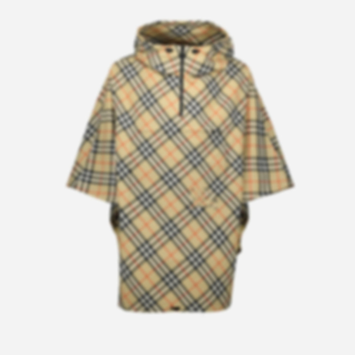 Check Plaid Cape